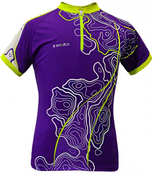 BRYZOS Standard Running-Shirt Colibri Purple - Women